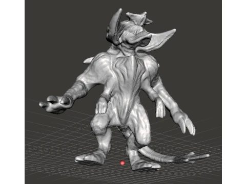 SCUNNER KAIJU MONSTER MINIATURE GAMES RPG DND 3D Print Model