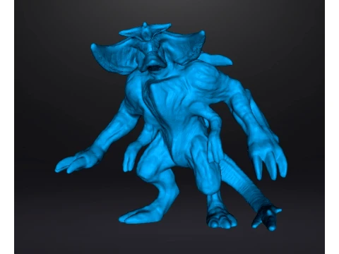 SCUNNER KAIJU MONSTER MINIATURE GAMES RPG DND 3D Print Model