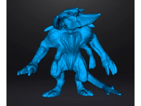 SCUNNER KAIJU MONSTER MINIATURE GAMES RPG DND 3D Print Model