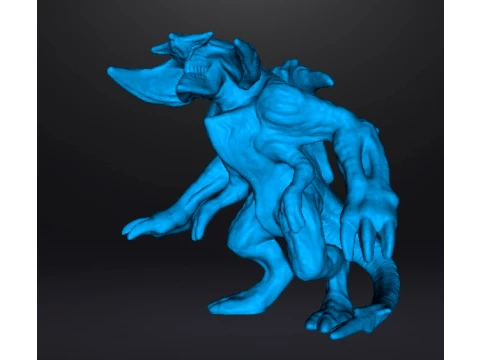 SCUNNER KAIJU MONSTER MINIATURE GAMES RPG DND 3D Print Model