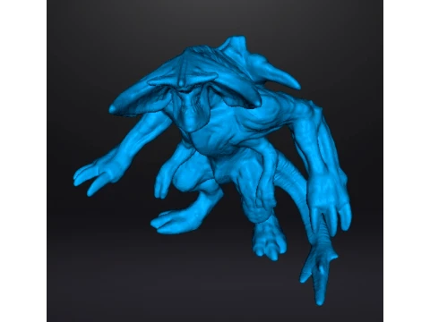 SCUNNER KAIJU MONSTER MINIATURE GAMES RPG DND 3D Print Model