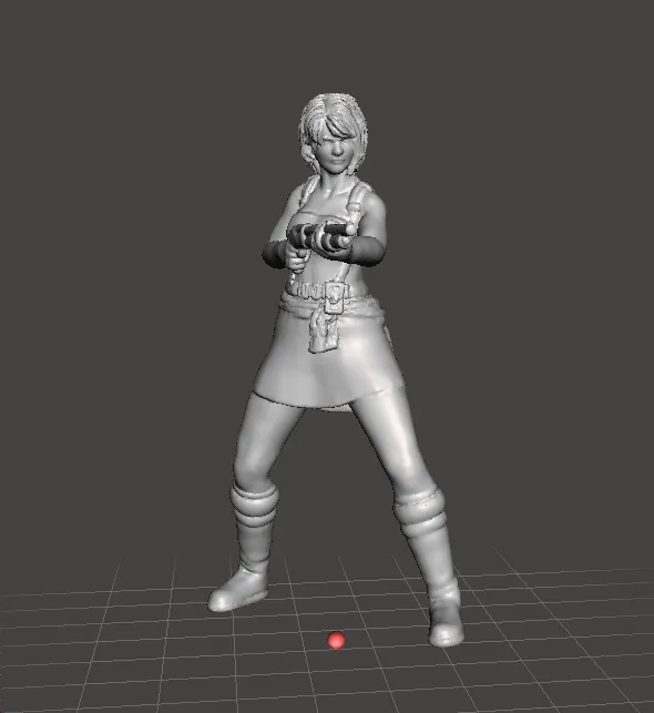 RE3 JILL MINIATURE MODEL FOR HORROR OR SCIFI GAMES RPG DND 3D Print Model .c4d .max .obj .3ds .fbx .stl .blend 
