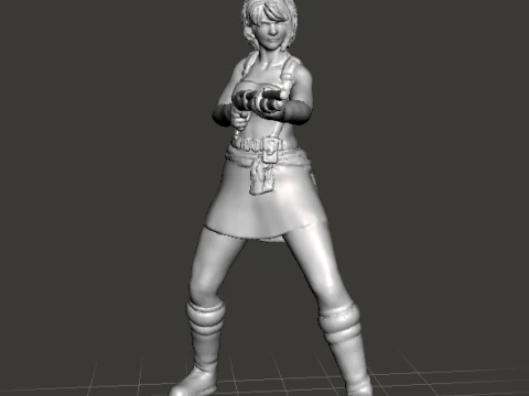 RE3 ジル ミニチュア モデル ホラーまたは SF ゲーム RPG DND 用 3Dプリントモデル