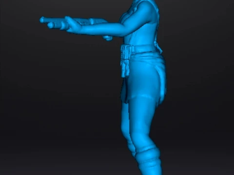 RE3 JILL MINIATURE MODEL FOR HORROR OR SCIFI GAMES RPG DND 3D Print Model