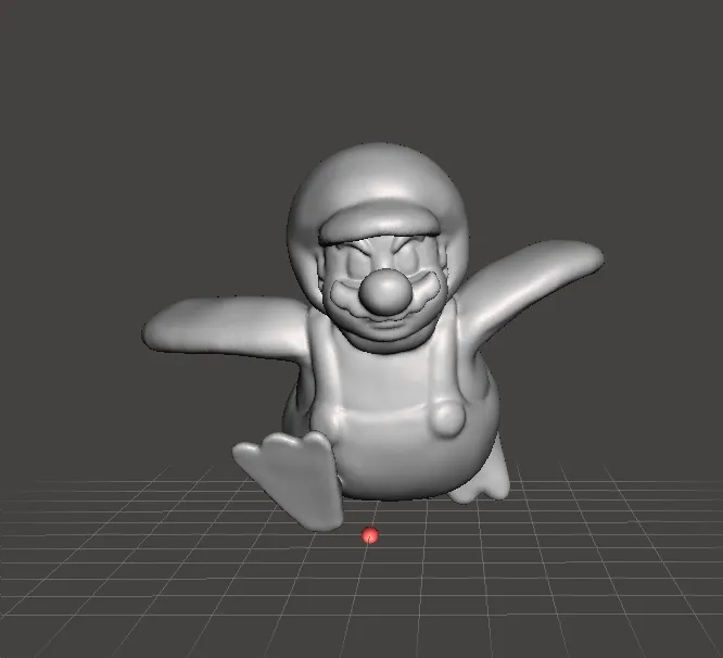 MARIO PENGUIN MINIATURE MODEL FANTASY GAMES RPG DND 3D Print Model .c4d .max .obj .3ds .fbx .stl .blend 