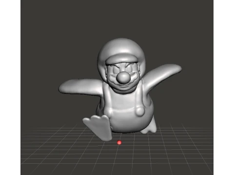 МІНІАТЮРНА МОДЕЛЬ ПІНГВІНА МАРІО ФЕНТЕЗІ ІГРИ RPG DND 3D Принт Модель