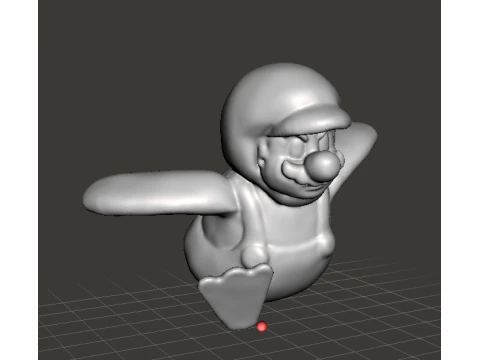 MARIO PENGUIN MINIATURE MODEL FANTASY GAMES RPG DND 3D Print Model