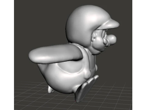 MARIO PENGUIN MINIATURE MODEL FANTASY GAMES RPG DND 3D Print Model
