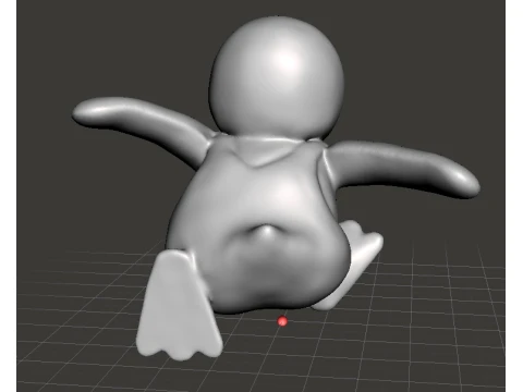 MARIO PENGUIN MINIATURE MODEL FANTASY GAMES RPG DND 3D Print Model