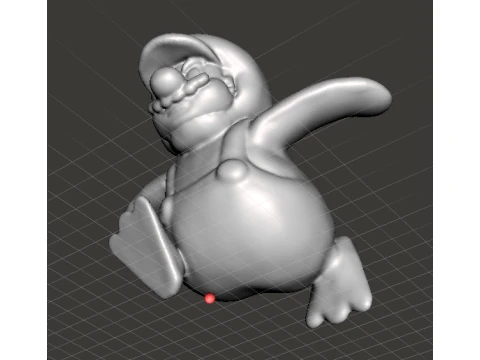MARIO PENGUIN MINIATURE MODEL FANTASY GAMES RPG DND 3D Print Model