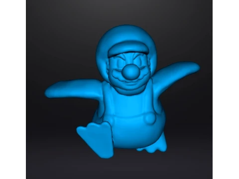 MARIO PENGUIN MINIATURE MODEL FANTASY GAMES RPG DND 3D Print Model