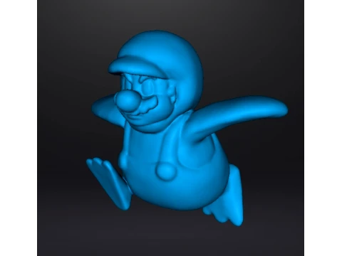 MARIO PENGUIN MINIATURE MODEL FANTASY GAMES RPG DND 3D Print Model