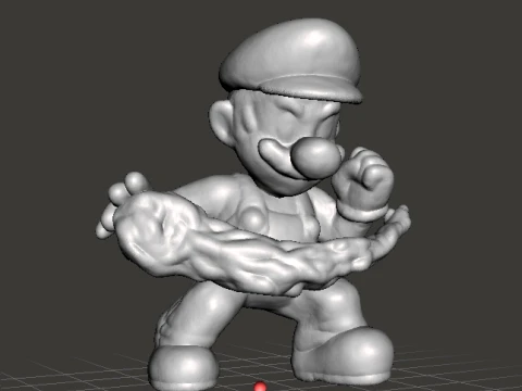 파이어 마리오 미니어처 모델 판타지 게임 RPG DND 3D 프린트 모델