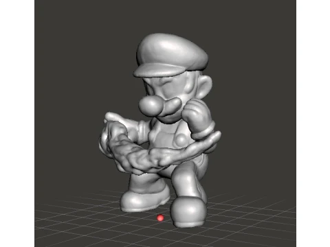 FIRE MARIO MINIATURE MODEL FANTASY GAMES RPG DND 3D Print Model