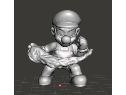 FIRE MARIO MINIATURE MODEL FANTASY GAMES RPG DND 3D Print Model