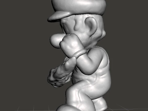 FIRE MARIO MINIATURE MODEL FANTASY GAMES RPG DND 3D Print Model