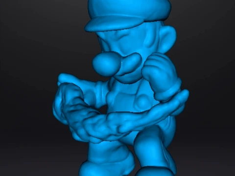 FIRE MARIO MINIATURE MODEL FANTASY GAMES RPG DND 3D Print Model