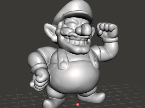 WARIO MODELO EN MINIATURA PARA JUEGOS DE FANTAS&iacute;A RPG DND Modelo de impresión 3D