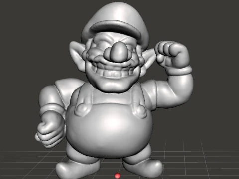 WARIO MINIATURE MODEL FOR FANTASY GAMES RPG DND 3D Print Model