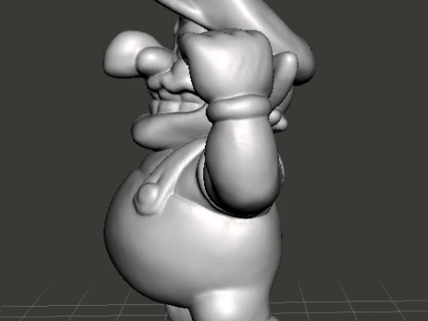 WARIO MINIATURE MODEL FOR FANTASY GAMES RPG DND 3D Print Model