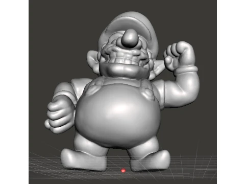 WARIO MINIATURE MODEL FOR FANTASY GAMES RPG DND 3D Print Model