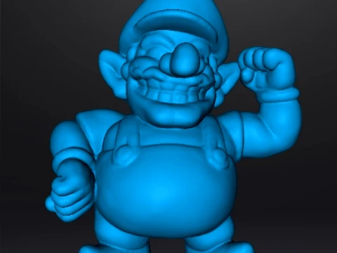 WARIO MINIATURE MODEL FOR FANTASY GAMES RPG DND 3D Print Model