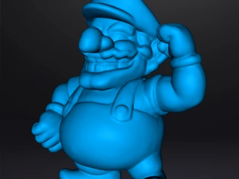 WARIO MINIATURE MODEL FOR FANTASY GAMES RPG DND 3D Print Model