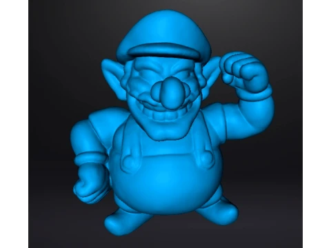 WARIO MINIATURE MODEL FOR FANTASY GAMES RPG DND 3D Print Model