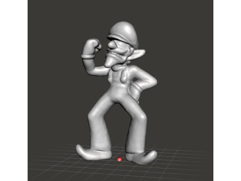 MODÈLE MINIATURE WALUIGI POUR JEUX FANTAISIES RPG DND Modèles 3D en vedette