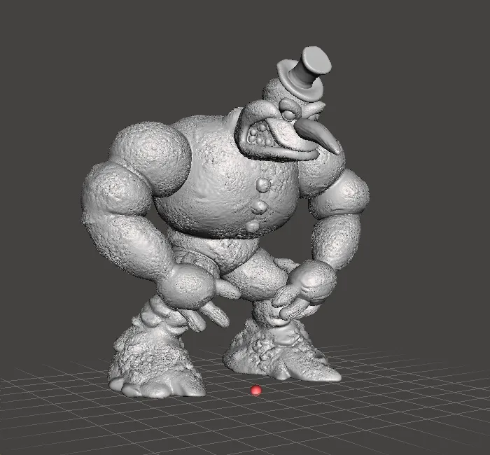 MODELO EM MINIATURA BAD MR FROSTY SNOWMAN PARA JOGOS DE FANTASIA OU HORROR RPG DND Modelo de Impressão 3D .c4d .max .obj .3ds .fbx .stl .blend 