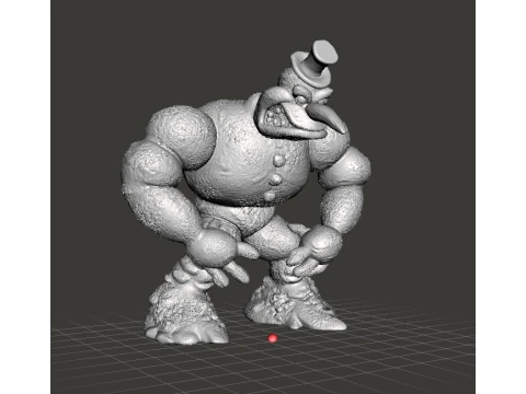 МИНИАТЮРНАЯ МОДЕЛЬ BAD MR FROSTY SNOWMAN ДЛЯ ФЭНТЕЗИ ИЛИ УЖАСНЫХ ИГР RPG DND 3D Принт Модель