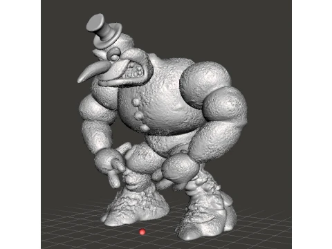 MODELO EM MINIATURA BAD MR FROSTY SNOWMAN PARA JOGOS DE FANTASIA OU HORROR RPG DND Modelo de Impressão 3D