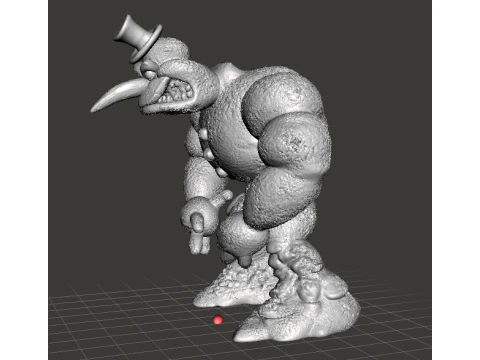 MODELO EM MINIATURA BAD MR FROSTY SNOWMAN PARA JOGOS DE FANTASIA OU HORROR RPG DND Modelo de Impressão 3D