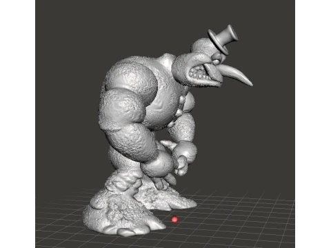MODELO EM MINIATURA BAD MR FROSTY SNOWMAN PARA JOGOS DE FANTASIA OU HORROR RPG DND Modelo de Impressão 3D