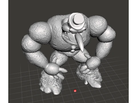 MODELO EM MINIATURA BAD MR FROSTY SNOWMAN PARA JOGOS DE FANTASIA OU HORROR RPG DND Modelo de Impressão 3D