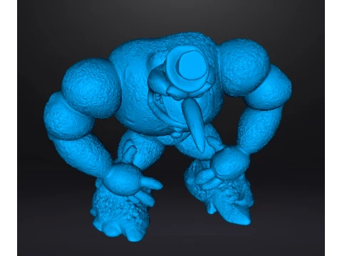 MODELO EM MINIATURA BAD MR FROSTY SNOWMAN PARA JOGOS DE FANTASIA OU HORROR RPG DND Modelo de Impressão 3D
