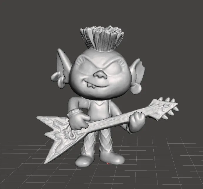 ROCKTROLL QUEEN BARB TOY FIGURE MODEL STATUE ORNAMENT FOR KIDS 3D Print Model .c4d .max .obj .3ds .fbx .stl .blend 