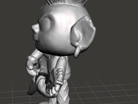 ROCKTROLL QUEEN BARB TOY FIGURE MODEL STATUE ORNAMENT FOR KIDS 3D Print Model