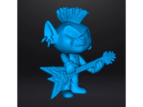 ROCKTROLL QUEEN BARB TOY FIGURE MODEL STATUE ORNAMENT FOR KIDS 3D Print Model