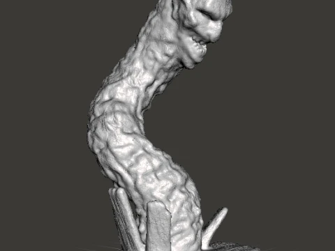 FREDDY KRUEGER WORM MINIATURE MODEL HORROR FANTASY GAMES RPG DND 3D Print Model