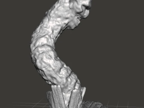 FREDDY KRUEGER WORM MINIATURE MODEL HORROR FANTASY GAMES RPG DND 3D Print Model