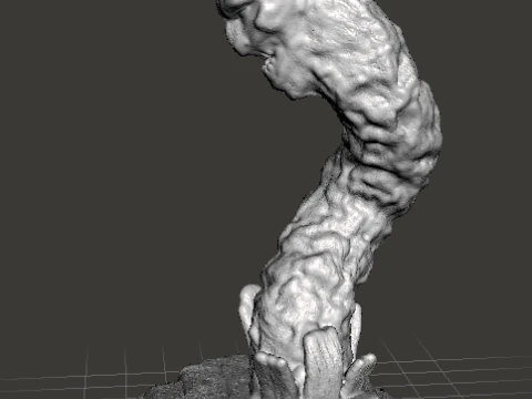 FREDDY KRUEGER WORM MINIATURE MODEL HORROR FANTASY GAMES RPG DND 3D Print Model