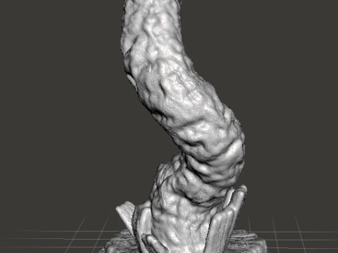 FREDDY KRUEGER WORM MINIATURE MODEL HORROR FANTASY GAMES RPG DND 3D Print Model