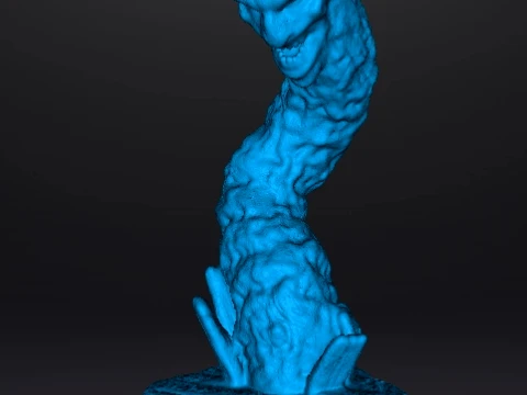 FREDDY KRUEGER WORM MINIATURE MODEL HORROR FANTASY GAMES RPG DND 3D Print Model