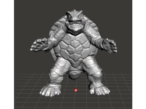 GAMERA HEISEI ANNI '90 KAIJU MOSTRI IN MINIATURA FANTASY E GIOCHI SCIFI RPG DND Modello di stampa 3D