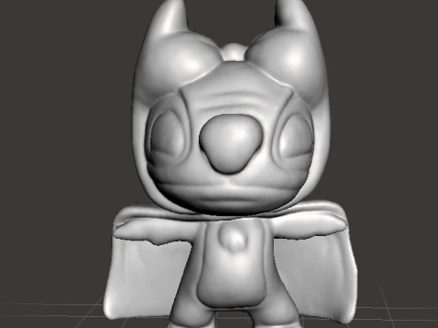 子供のためのステッチスーパーヒーローフィギュアモデルおもちゃの像 3Dプリントモデル