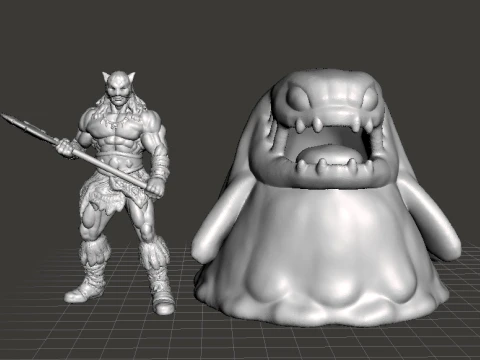 FFX FLAN MONSTER MODEL FIGURE FOR FANTASY GAMES RPG DND 3D Print Model