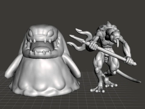 FFX FLAN MONSTER MODEL FIGURE FOR FANTASY GAMES RPG DND 3D Print Model