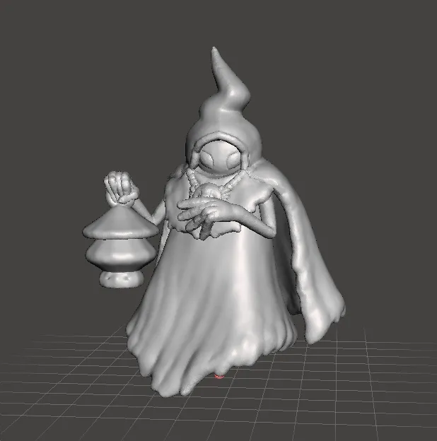 BIGPOE SPIRIT CREATURE MINIATURE MODEL FANTASY GAMES RPG DND 3D Print Model .c4d .max .obj .3ds .fbx .stl .blend