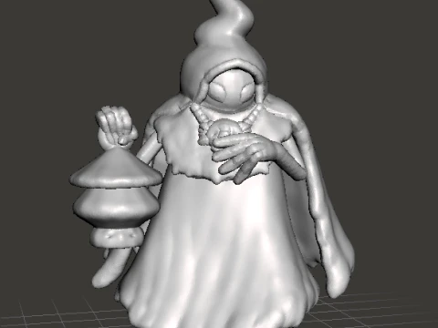 BIGPOE SPIRIT CREATURE MINIATURE MODEL FANTASY GAMES RPG DND 3D Print Model